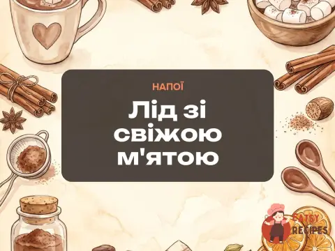 Лід зі свіжою м'ятою