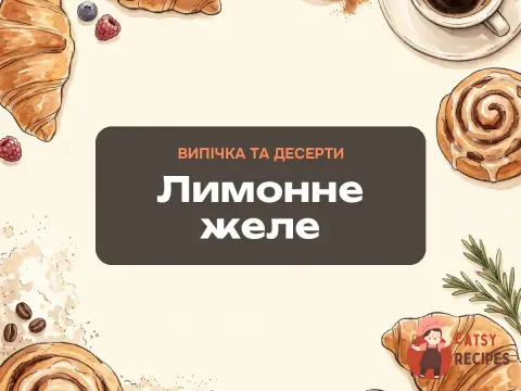 Лимонне желе