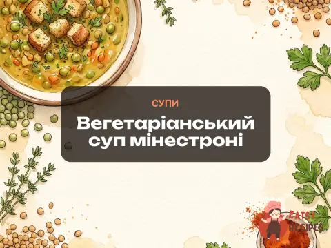 Вегетаріанський суп мінестроні