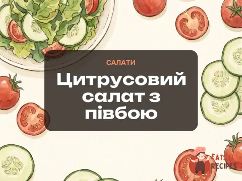 Цитрусовий салат з півбою