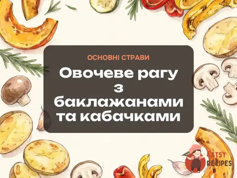 Овочеве рагу з баклажанами та кабачками